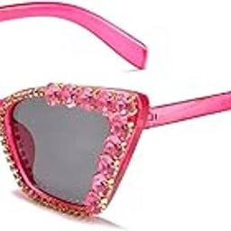 augen Glam Series Cat Eye Diamond Sunglasses for Women | Luxury Rhinestone Crystal Studded Bling Fashion Shades | UV400 Stylish Designer Sunglasses (M261)-picture-26