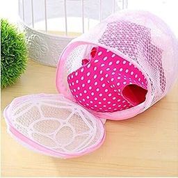Karomouj KMA503 Washing Net Pouch Mesh Laundry Bag with Zipper Innerwear Washing Machine Pouch for Wash bra, socks and underwear (White, Pack of 1)-68