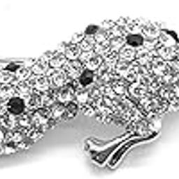 Jewellery for women Stylish Leopard Crystal Jewellery Gold Plated Brooches for Women-image-38