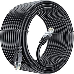FEDUS 10 Meter High Speed RJ45 cat6 Ethernet Patch Cable LAN Cable Internet Network Computer Cable Cord High Speed Gigabit Category UTP Wires For PC, Modem, Router, LAN ADSL – BLACK 10M-image-81