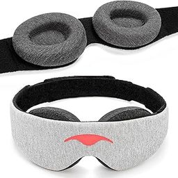 Manta Sleep Cotton Mask - 100% Blackout Eye Mask - Zero Eye Pressure - Adjustable Eye Cups - Guaranteed Deepest-Possible Rest - Perfect Sleeping Mask For Light Sleepers, Travelers, Midday Nappers-picture-10