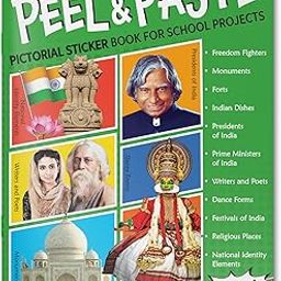 Peel & Paste - Pictorial Sticker Book For School Projects - Book 4-24