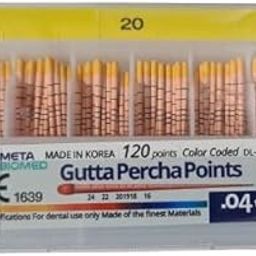 Dental Meta Biomed Gutta Percha Points (20#-4%)-28