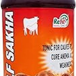 REFIT ANIMAL CARE Calf Growth Tonic Liquid Feed Supplement Syrup, 1000 ml, Calf Sakha-19