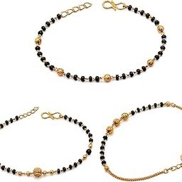 Gold Plated Hand Bracelet Combo For Women-28