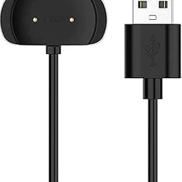 OBOE Replacement Magnetic Charger for Amazfit Bip U Pro/Bip U/ GTR2/ GTR2e/ GTS2/ GTS2e/ GTS2 Mini/Pop/Pop Pro Portable Charger with USB Charge Cable (Black)-image-73