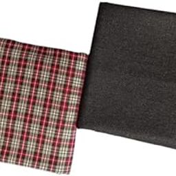 Unstitched Men's Woolen Cotswool Mini Checked Shirt and Pant Fabric Set, Multicolor Shirt with Blend Black Self-Design Pants/Trousers, Size - Shirt 2.00 * 1.10 Meter, Pant - 1.20 * 1.47 Meter-image-38