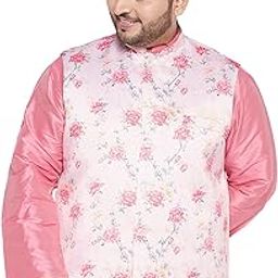 Men's PinkNehru Jacket-image-23