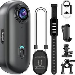 4K Mini Action Camera WiFi 128GB Thumb POV Portable Video Recorder with IPX7 Waterproof Underwater Camcorder Helmet Mount Magnetic Sports DV for Bike Cycling Pet Vlogging-picture-14