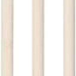 Top Team Wooden Cricket Stumps White Color Set of Three (Two Bails)-picture-3