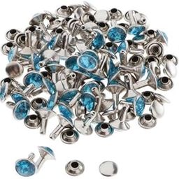 Bnf® 2x50pcs Snap Button Rivets Leather Craft for Garment Accessories 7mm Blue|Crafts | Leathercrafts | Leathercraft Accessories | Studs, Rivets & Tacks-image-3