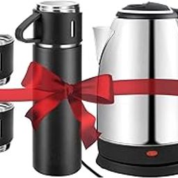 SEDOKA Combo (3 in 1) Electric Kettle 1.8 ltr,Premium Thermo Vaccum Flask Set (Insulated,500ML) With coffee Mug 3 Piece for coffee,Tea,Hot And Cold Drink for Travel And Diwali Gift-picture-20