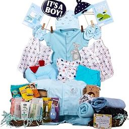 The Baby First Box Newborn Baby Gift Essential Kit-25 Items (Summer Kit For 0-3 Months) Newborn Hamper Gift Set|Baby Gift Kit|Gift Set For Baby Shower For Baby Boys With Diaper Bag,Multicolor-image-62