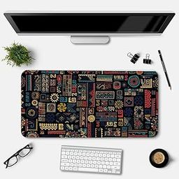 Mouse Pad, Artistic Design, Large Extended Mouse pad – 585mm x 280mm, Non-Slip, Spill-Resistant Mouse Pad with Special-Textured Surface for Gaming, Office & Home (Print 10)-image-87