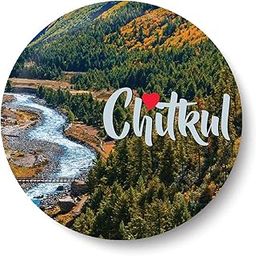 PEACOCKRIDE Love Chitkul I Souvenir l Travel Fridge Magnet (Metal, Multicolor, 75mm)-image-25