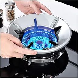 PRINT BHARAT Gas Saver Burner Stand – Energy Efficient Stove Top Burner Support for Reducing Gas Consumption, Heat Distribution for Cooking, Gas Chula Support Stand 4 Legs Supported For Indian Gas-21