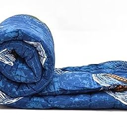 ManavRachit Glace Cotton Microfiber Filled Comforter Printed King Size Rajai/Quilts/AC Blanket/Duvet (Yellow Heart)-image-20