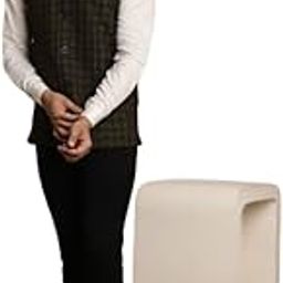 Men's MUlticolor Merino Checks Medium Nehru Sleeveless Jacket-picture-33