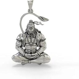 Hanuman Ji Meditation Pendant Necklace with Chain – A Powerful Symbol of Inner Peace, Strength, and Divine Protection – Perfect for Spiritual Growth, Devotees, and Daily Empowerment-image-76