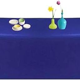 BNF®57'' Tablecloth Table Cover Square Satin Banquet Wedding Party Decor-Blue|Home & Garden | Kitchen, Dining & Bar | Linens & Textiles |1 X Tablecloth-image-18