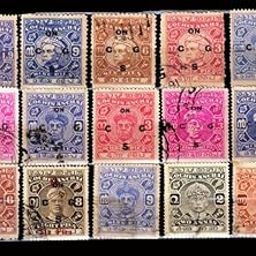 STAMPEX ISC~ Cochin State - 15 Different Used Stamps, Pre 1950 Stamps for Collection, India Princely State, All Genuine Postage Stamps-image-96