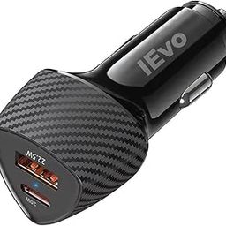 Ievo 52.2W Dual Port Fast Car Charger – Black Type-C PD & USB Adapter, Compatible with iPhone, Android, Smartwatch, Earbuds & Power Bank-image-104