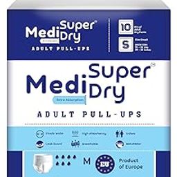 Medisuperdry Adult Diaper Pants | Small (S) |Waist 51-81 cm (20-32 inches) |High Absorbency -10 Hrs |Rash-Free |Leakproof |Breathable |Odourless |Elastic Waist |For Men & Women | 10 Units, Pack of 1-image-74