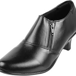 Womens Synthetic Black Pumps (Size (6 UK (39 EU))-picture-1