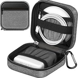 FINPAC Charger Case for Macbook, Small Electronic Organizer Bag for MacBook Power Adapter, Portable Pouch Travel Storage for Laptop Accessories, Magic Mouse, USB Drives, GoPro, Gadgets - Gray-image-13