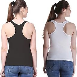 Women's Cotton Rich Racerback Tank Top-32