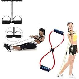 Tummy Trimmer Stomach and Weight Loss Equipment with Chest Expander Rope Workout Pulling Exerciser Fitness Exercise Tube Sports Yoga for Men and Women-image-63