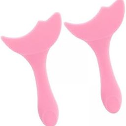 UJEAVETTE® 4xReusable Eyeliner Stencils Silicone Template Assistant Helper Washable pink 2pcs-10