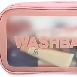 Waterproof Multipurpose Toiletry Bag for Travel Use | Cosmetic Bag | Dental Kit Bag | WashBag for Travelling | Toiletry Bag for Men/Women | Makeup kit Pouch | Grooming Shaving Pouch (Pink)-image-20