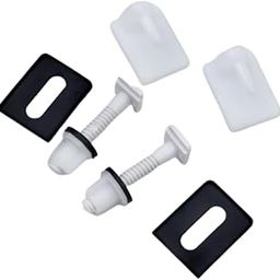 Parryware EWC Seat Cover Hinges Colourless | Fixing Kit for EWC Models | Plastic Seat Cover Fixtures (Pack of 5)-picture-17