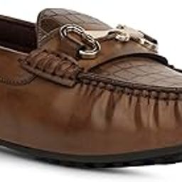 Red Label 8514: Percy New Dark Brown Loafer Slip-On Casual Shoes for Men-image-63