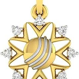 avsar 14k (585) Yellow Gold Pendant for Women-picture-36