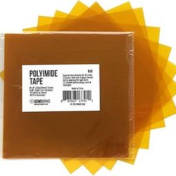 Gizmo Dorks Kapton Tape (Polyimide) for 3D Printers and Printing, 8 x 8 inches, 10 Sheets per Pack-11