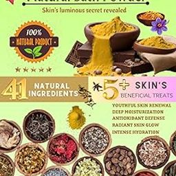 Natural Herbal Bath Powder | 100% Ayurvedic Ubtan with 41 Ingredients | For Glowing, Hydrated & Youthful Skin – 250g-image-54
