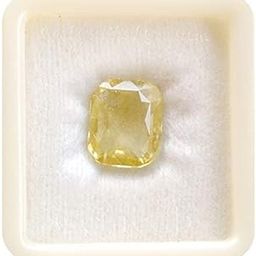 Men's Yellow Sapphire 11.25 Ratti Certified Loose Precious Pukhraj Stone AAA+Quality Gemstone (Yellow)-picture-12