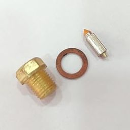 NS Carburetor Needle Valve Float Pin Float Valve Petrol Overflow Regulator valve RX100, RX 135/RXG-picture-30