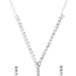 Necklace Set for Women and Girls, Choker Jewelry with Earrings for Bridal and Wedding, Ethnic Indian Fashion Jewelry-13