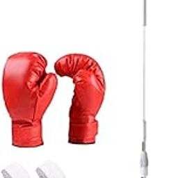 SAZ DEKOR Boxing Reflection Ball Floor Standing Boxing Speed Bag for Home Gym Exercise Style B-image-19