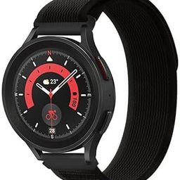 EDNITA 22mm SmartWatch Strap With Trail Loop For Noise Colorfit Pulse 2 Max/Huawai GT2 46mm/Honor Magic Watch 2 46mm/Buzz/Boat Flash/Xtend/Xtend Pro & With All 22mm Lug Watches-Black-Pack Of 1-image-31