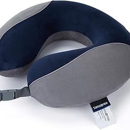 Cooling Gel Memory Foam Pillow with Velcro, Grey- Blue, Grey-Blue Travel Pillow, Memory Foam Velcro Travel Pillow-37