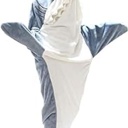 CALANDIS Wearable Shark Blanket Cute Warm for Adults Clothes Animal Sleeping Bag M | Home & Garden | Bedding | Blankets & Throws-image-69