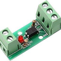 Optocoupler Isolation Board, Signal Converter Module Voltage Level Current Voltage Converter Module 80KHz 1-Channel Optocoupler Photoelectric Optical Isolator Module Input Optoisolator 12V PC817 EL81-image-53