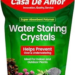 Casa De Amor Water Storing Crystals | Water Retaining Super Absorbent Polymer For Plant, Soil Mixing and Hydroponics Gardening, Lucky Bamboo plant (250 gm)-image-2