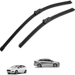 AWB® Front Wiper Blades Compatible with Ford Fiesta Titanium WS WT WZ(Pack of 2)-15