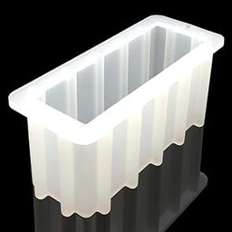 FirstTry Soaps Molds I Silicone Rectangular Shape Loaf Mould I Handmade Sharp Edges Soap Making Forms I 3D Swirl Making Mould for Cake Chocolate Candy Ice Jelly Brownie Dessert – White-image-22