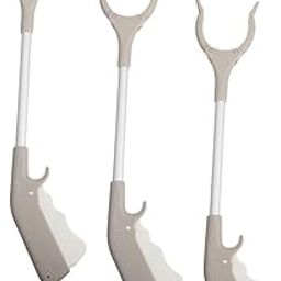 Parliky Aluminum Alloy Litter 3pcs Short Grabber Tool for Easy Retrieval Manual Trash Picker Ergonomic Handle-image-6